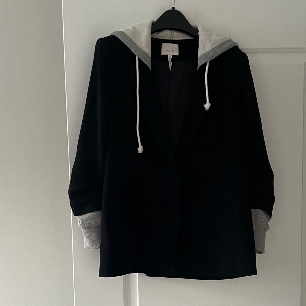 Cinq à Sept Black and Gray Jacket